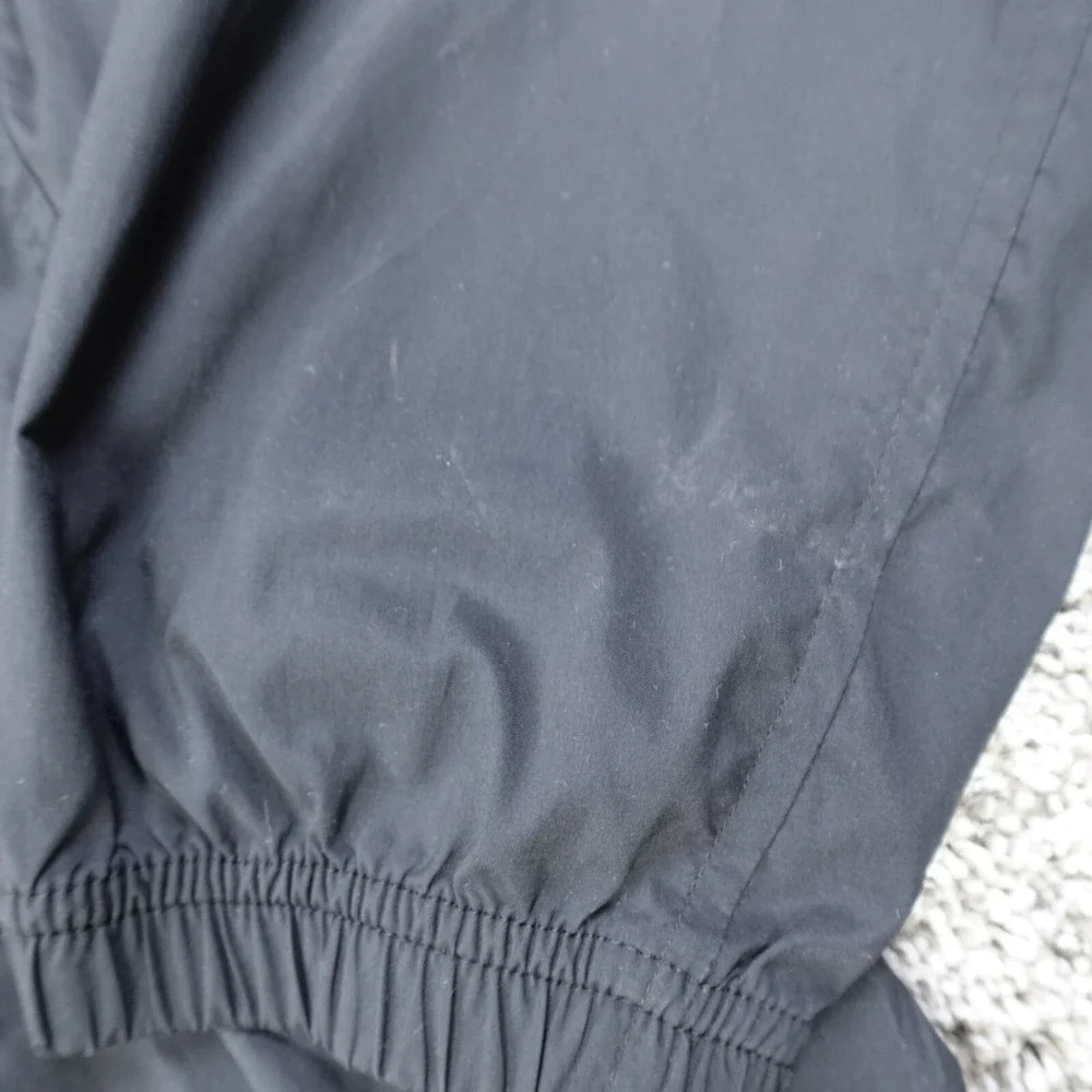 Adidas Jacket Mens L Black Climaproof Zip Track Windbreaker‎ Bomber Athletic Gym